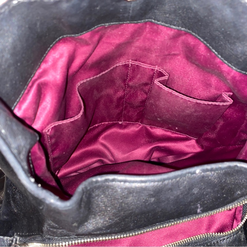 Coach 15x13” 2014 Madison Op Art Phoebe Hobo Shoulder Bag Purse W/2 Tags Metal - Picture 6 of 8